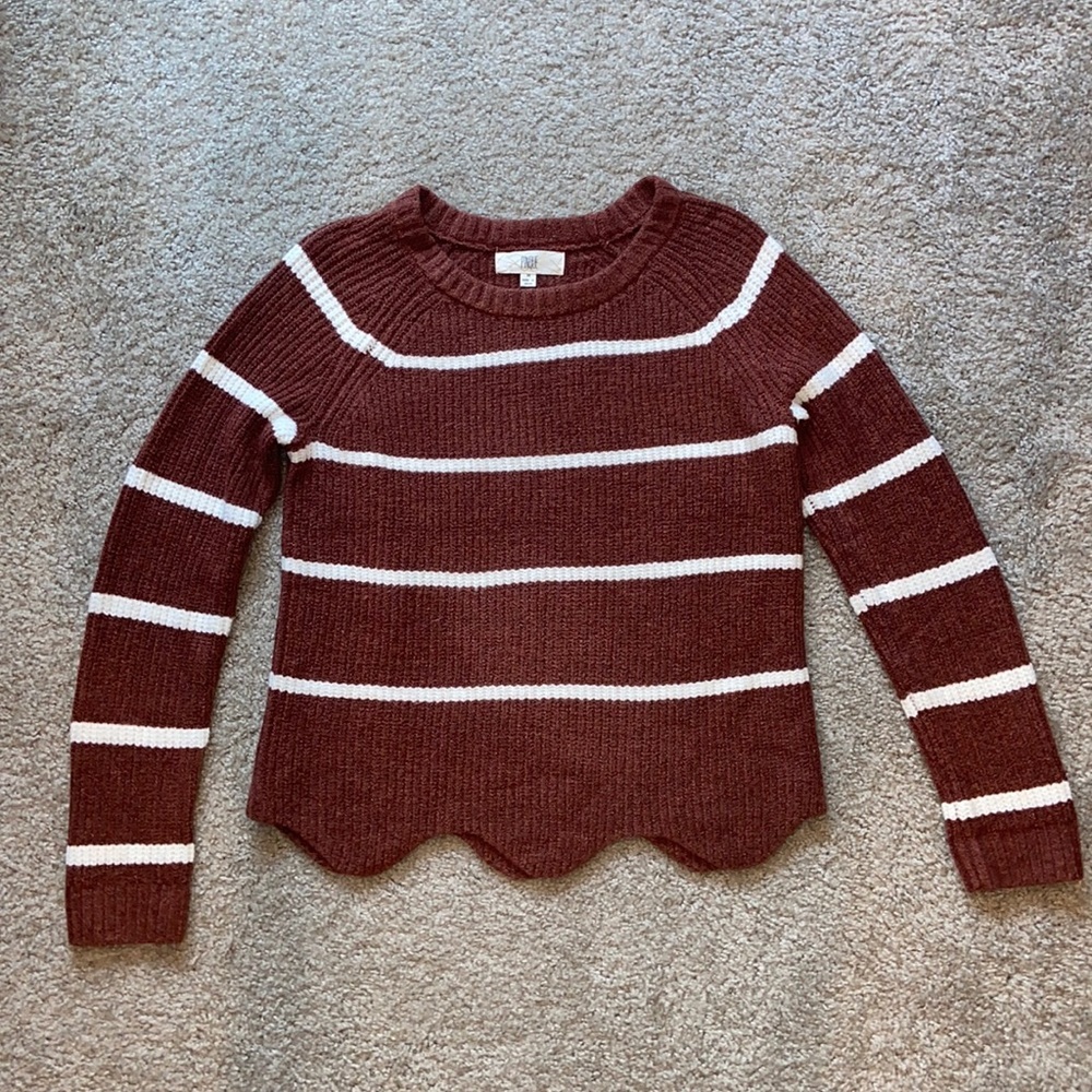 PINQUE Women’s Striped Sweater Size Medium